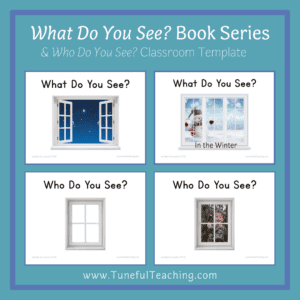 What Do You See music based books kids for learning communication speech development tuneful teaching what and who questions chaining words together greetings best printable teaching tools for parents teachers music eductors music therapy resources